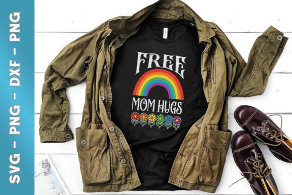 Free Mom Hugs Love Retro LGBT SVG: An Embroidery Design Review