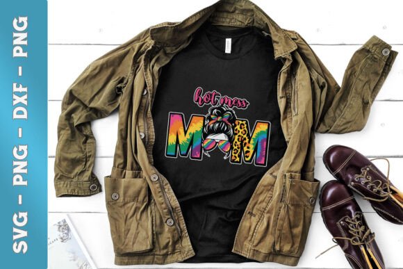 Hot Mess Mom Messy Bun Mother s Love SVG Review