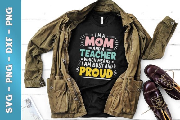 I’m a Mom, a Teacher, Busy & Proud SVG: Real Embroidery Review
