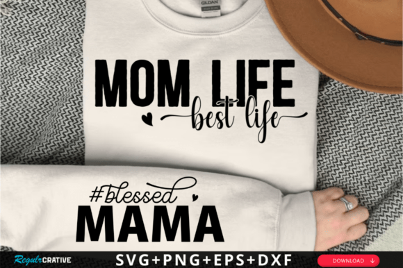 Mom Life Best Life Sleeve SVG Design Review