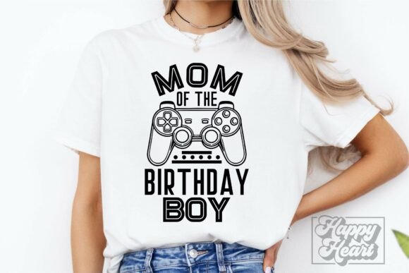 Mom of the Birthday Boy Gamer SVG PNG: A Designer’s Review