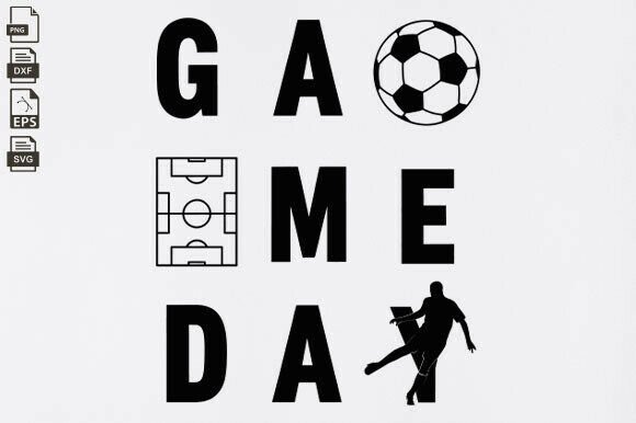 Soccer SVG, Game Day Vibes, Mom Life Png
