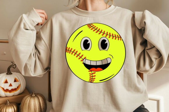 Softball Happy Face SVG & PNG Review