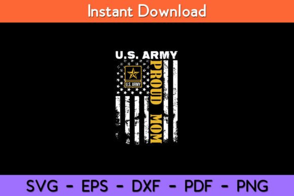 Vintage U.S. Army Proud Mom with American Flag Review